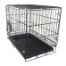 FixtureDisplays® Pet Folding Dog Cat Crate Cage Kennel w/ Tray Carrier 11970-1